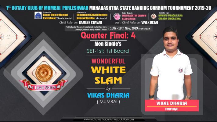 Wonderful White Slam by Vikas Dharia (Mumbai)