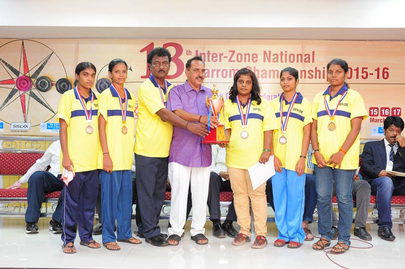 13th Inter Zone National Carrom Championship 2016